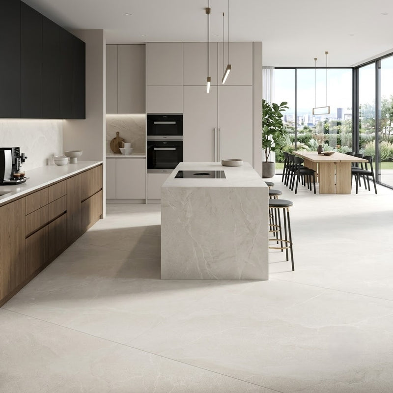 Load image into Gallery viewer, Ashford Avorio - Ivory Porcelain Paving Tiles - 900 x 900 x 10mm