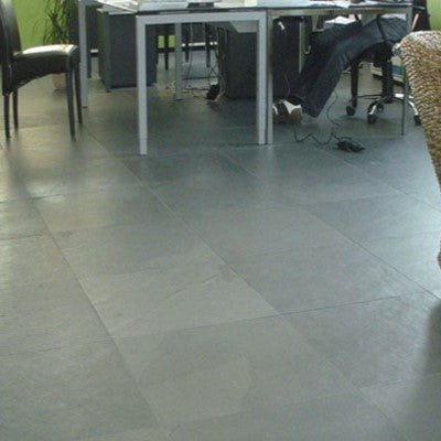 Load image into Gallery viewer, Brazilian - Grey Slate Paving - 600 x 600 x 20mm - Sawn & Riven