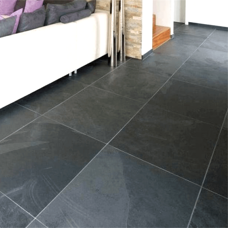 Load image into Gallery viewer, Brazilian - Black Slate Paving - 600 x 600 x 20mm - Sawn & Riven