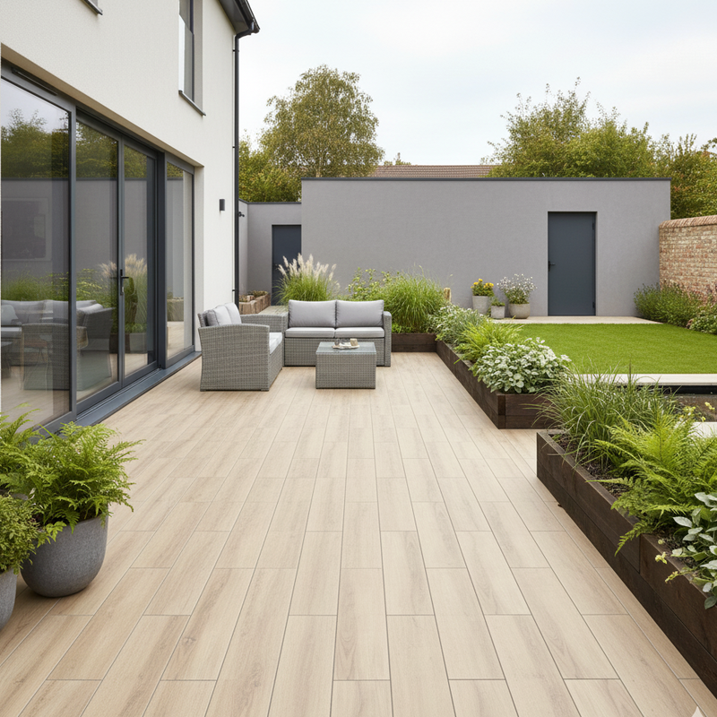 Load image into Gallery viewer, Lake Wood - Brown Porcelain Planks - 1200 x 300 x 20mm