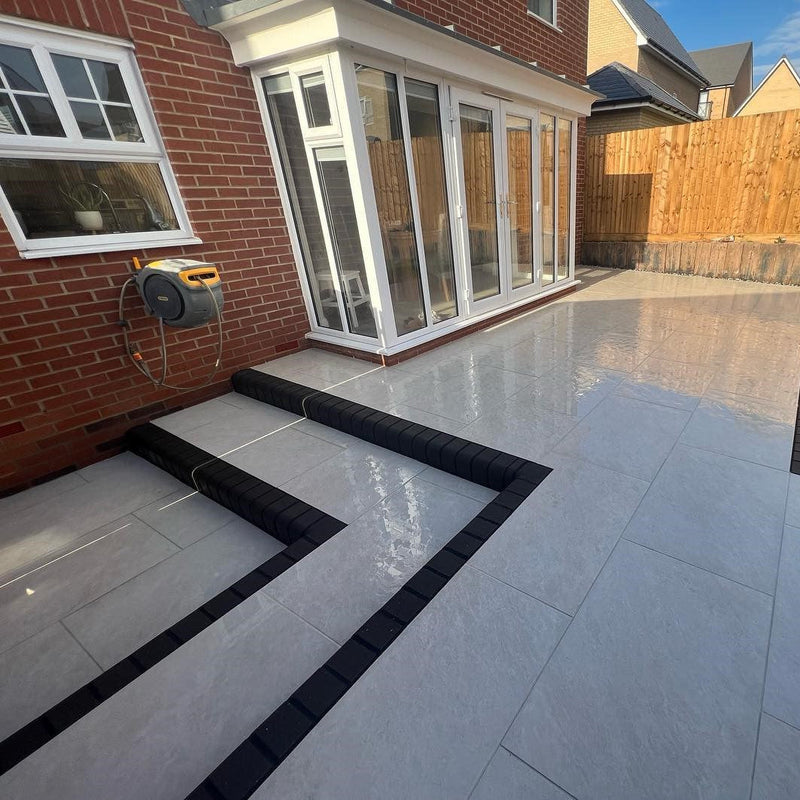 Load image into Gallery viewer, Himalayan - White Porcelain Paving Tiles - 900 x 600 x 20mm