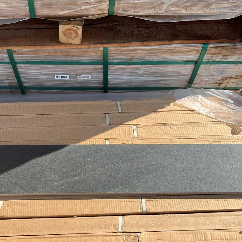 Load image into Gallery viewer, Carbon Anthracite - Black Porcelain Planks - 1200 x 148 x 20mm