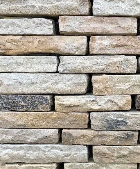 Load image into Gallery viewer, Mint Fossil Indian Sandstone Walling - 325 x 100 x 70mm - Hand Cut