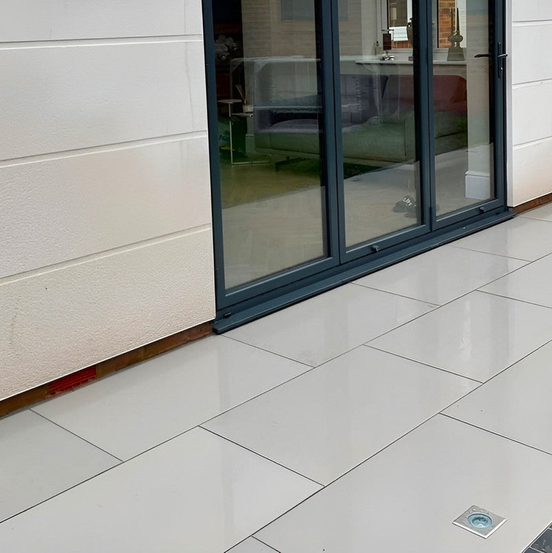 Load image into Gallery viewer, Kandala Grey Indian Sandstone Paving - 295 x 295 x 22mm - Sawn & Honed