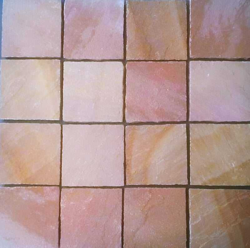 Load image into Gallery viewer, Modak Indian Sandstone Setts - 135 x 135 x 25-35mm