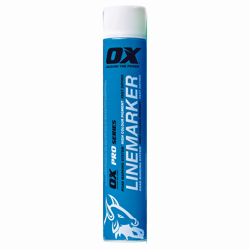 Load image into Gallery viewer, Ox - Trade Permanent Line Marker Spray-White / 750ml