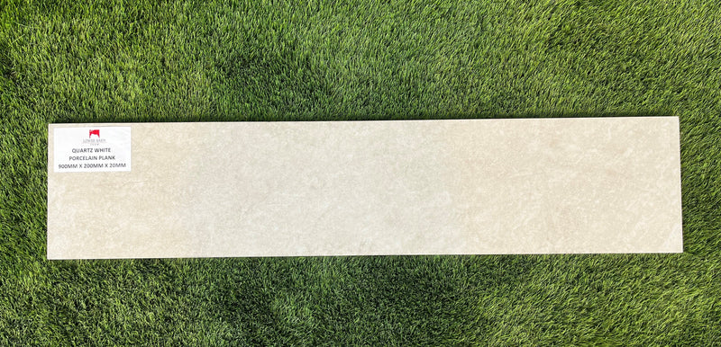 Load image into Gallery viewer, Quartz White - Porcelain Planks - 900 x 200 x 20mm