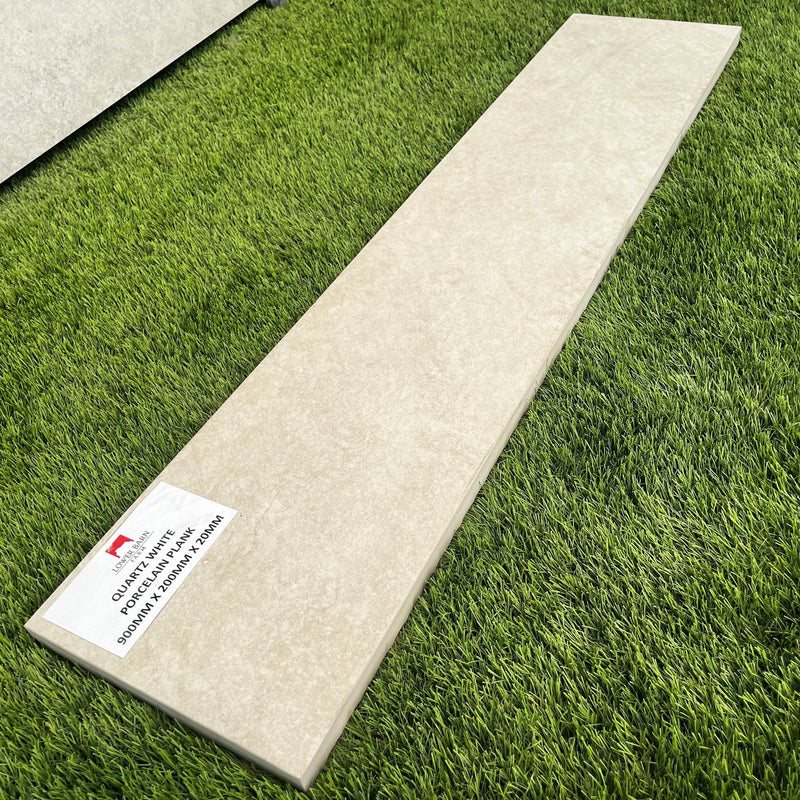 Load image into Gallery viewer, Quartz White - Porcelain Planks - 900 x 200 x 20mm