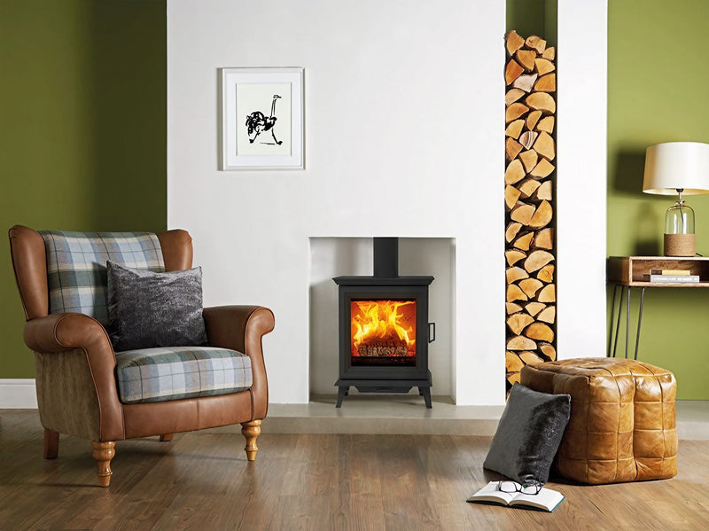 Load image into Gallery viewer, Stovax Sheraton 5 Multifuel Stove - Black