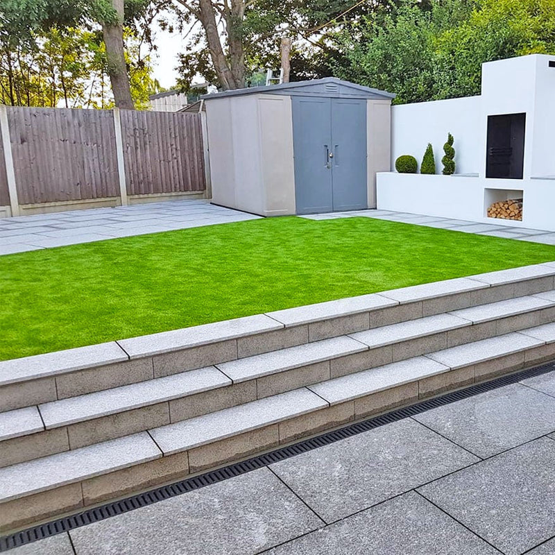 Load image into Gallery viewer, Light Grey Granite Planks - 900 x 150 x 20mm - Sawn & Flamed