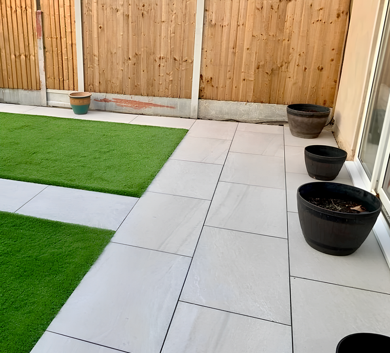 Load image into Gallery viewer, Everest Pearl - Grey Porcelain Paving Tiles - 900 x 600 x 20mm