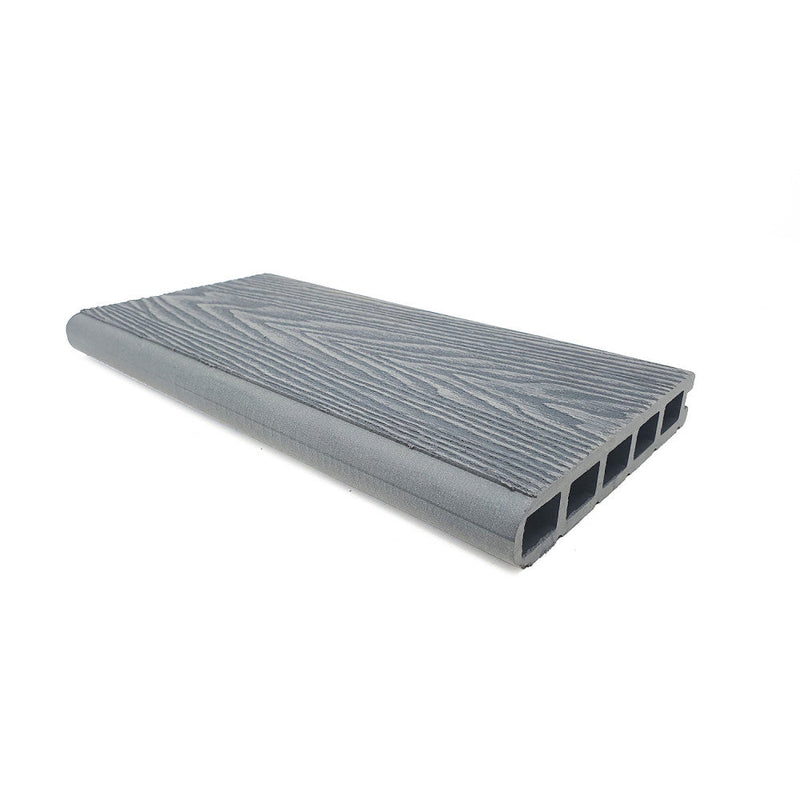 Load image into Gallery viewer, Soho Slate - Grey Composite Decking - Bullnose Decking Board - 3600 x 140 x 25 mm