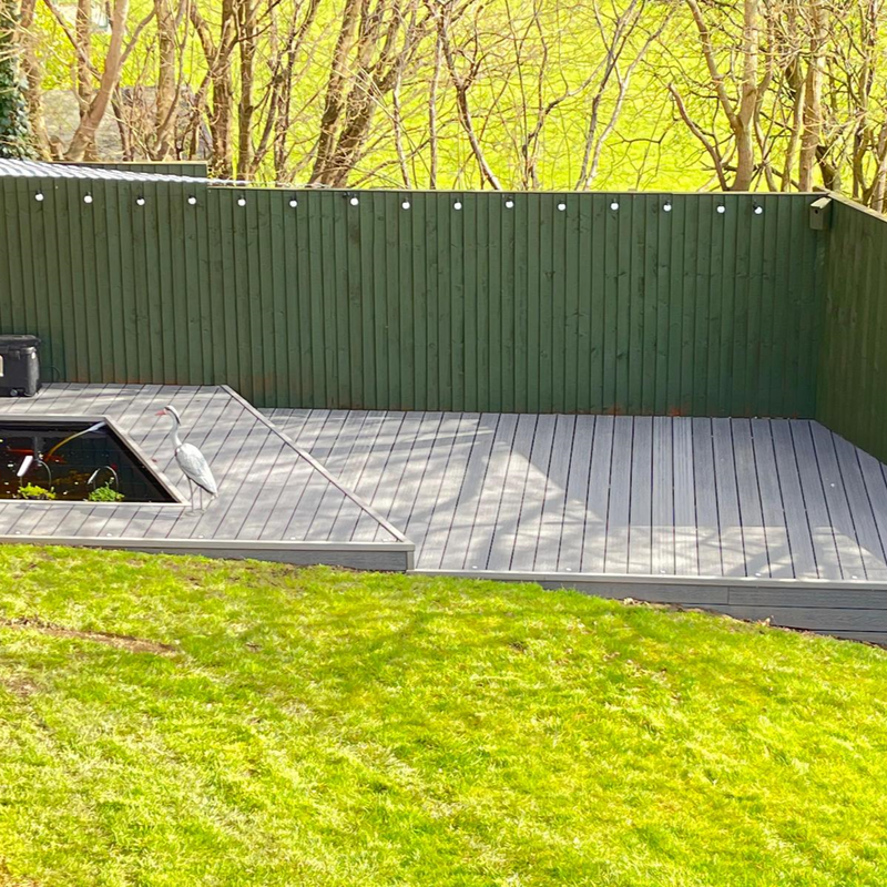 Load image into Gallery viewer, Soho Slate - Grey Composite Decking - Edging Trim - 3600 x 50 x 50 mm