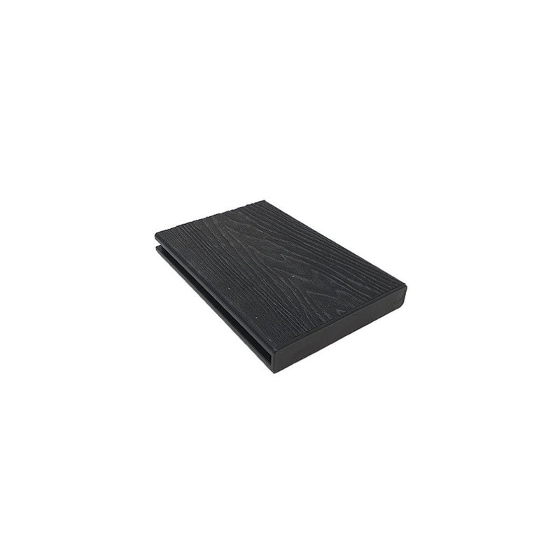 Load image into Gallery viewer, Soho Charcoal - Black Composite Decking - End Cap - 147 x 24 x 17 mm