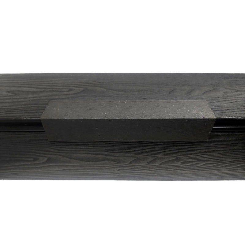 Load image into Gallery viewer, Soho Charcoal - Black Composite Decking - Edging Trim - 3600 x 50 x 50 mm