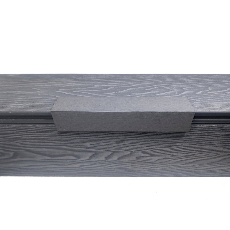 Load image into Gallery viewer, Soho Slate - Grey Composite Decking - Edging Trim - 3600 x 50 x 50 mm