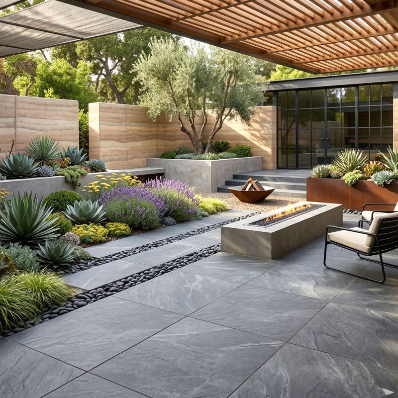Load image into Gallery viewer, Anthracite - Black Porcelain Paving Tiles - 600 x 600 x 20mm