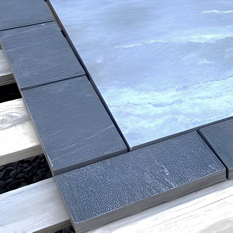 Load image into Gallery viewer, Anthracite - Black Porcelain Setts - 200 x 100 x 20mm