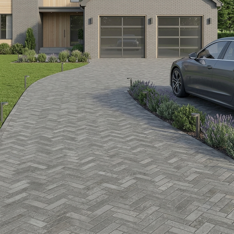 Load image into Gallery viewer, Arlington - Grey Porcelain Setts - 280 x 70 x 20mm