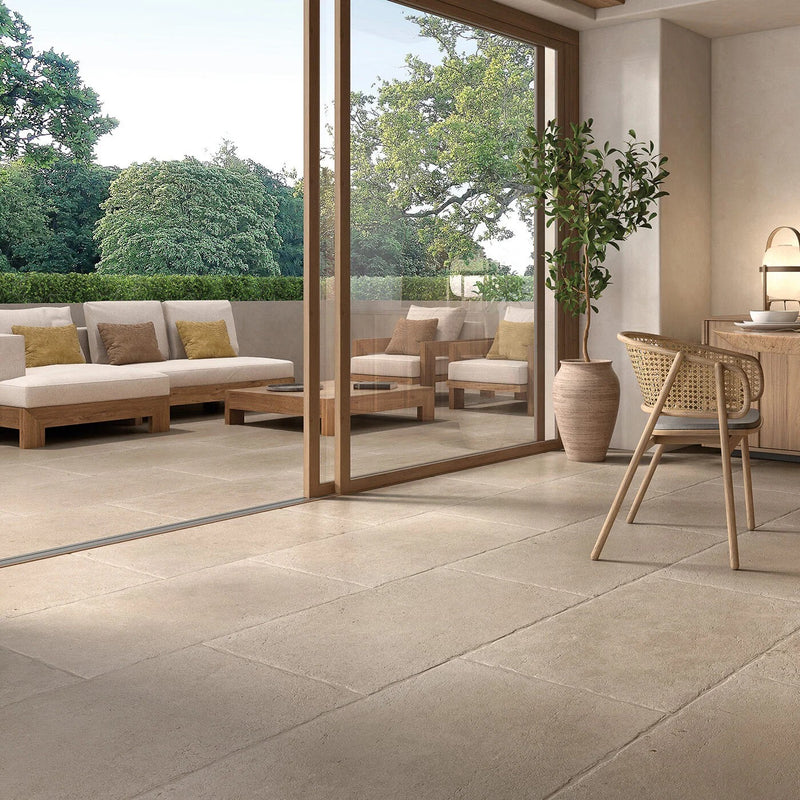 Load image into Gallery viewer, Arlington Taupe - Beige Porcelain Paving Tiles - 900 x 600 x 20mm