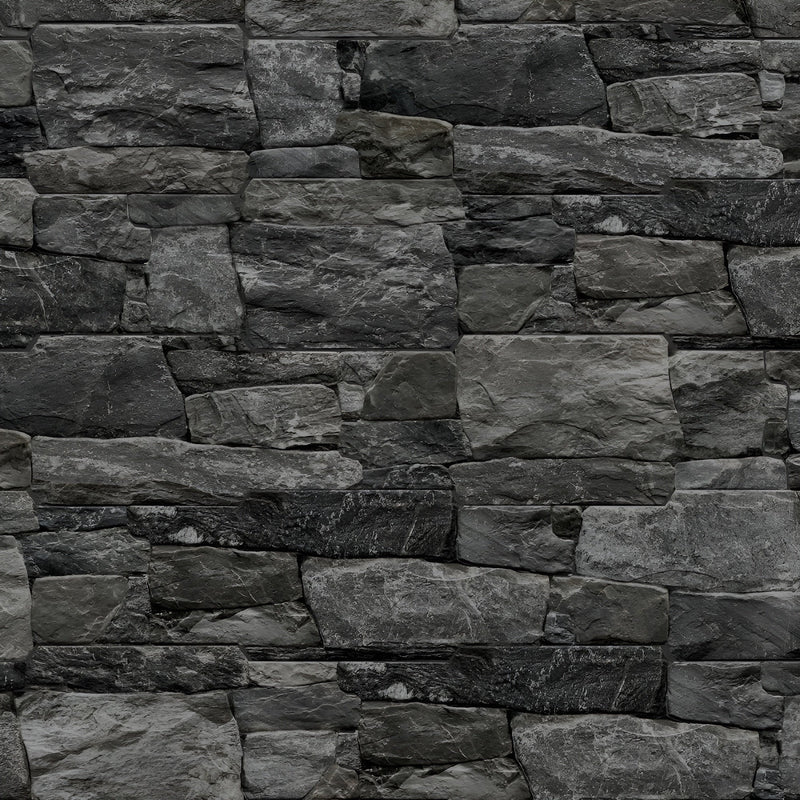 Load image into Gallery viewer, Colorado Graphite - Black Porcelain Wall Cladding Tiles - 400 x 160 x 9mm