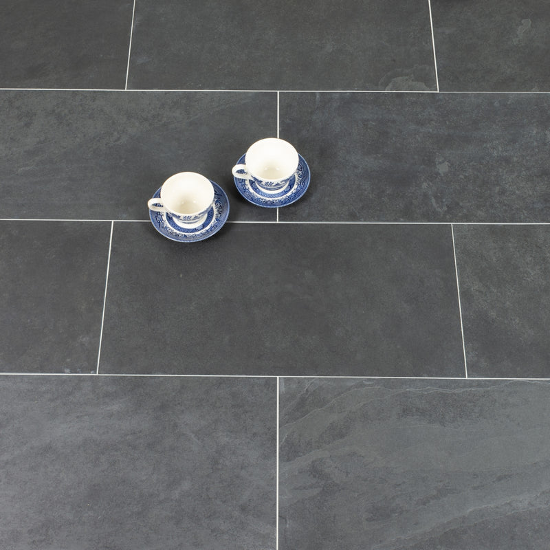 Load image into Gallery viewer, Brazilian - Black Slate Paving - 900 x 600 x 20mm - Sawn & Riven