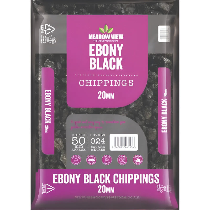 Load image into Gallery viewer, Ebony Black Basalt 20mm - Maxi Bag - 20kg