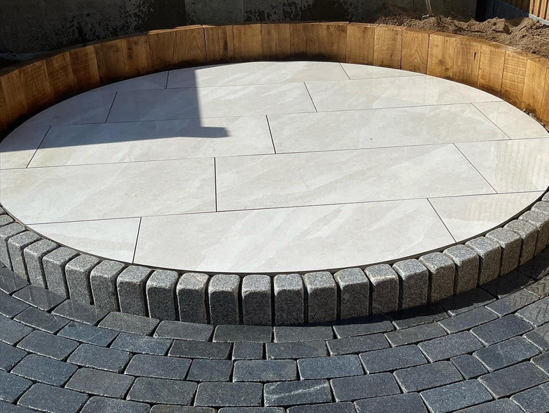 Load image into Gallery viewer, Etna - White Porcelain Paving Tiles - 1200 x 600 x 20mm