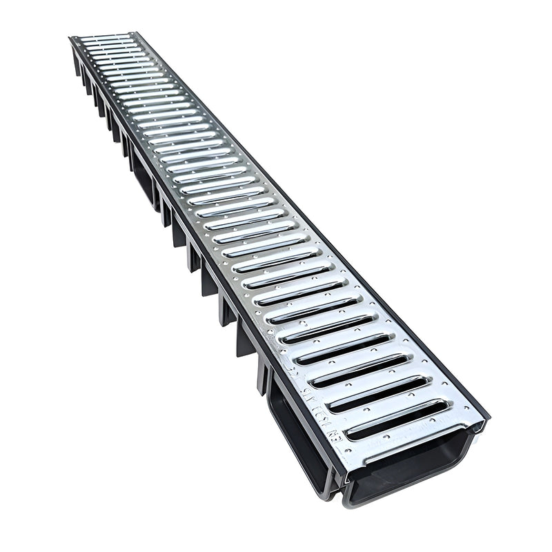 Load image into Gallery viewer, Principal Groundwork - Drainage Channel - Muffle Channel Shallow - Galvanised - 1000mm