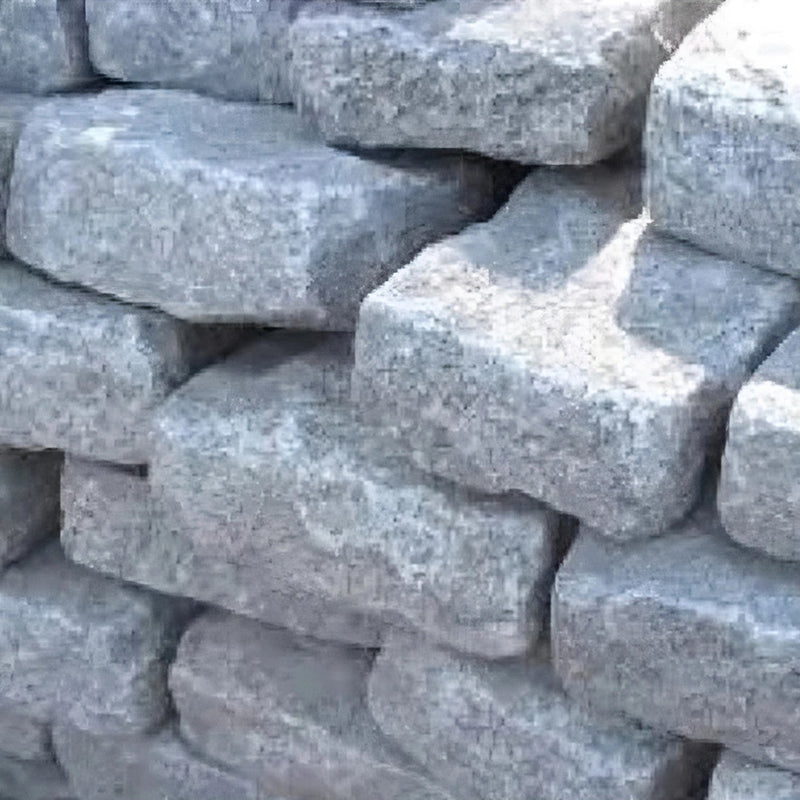 Load image into Gallery viewer, Light Grey Granite Block Paving - 140 x 140 x 50-60mm - Sawn, Tumbled & Riven