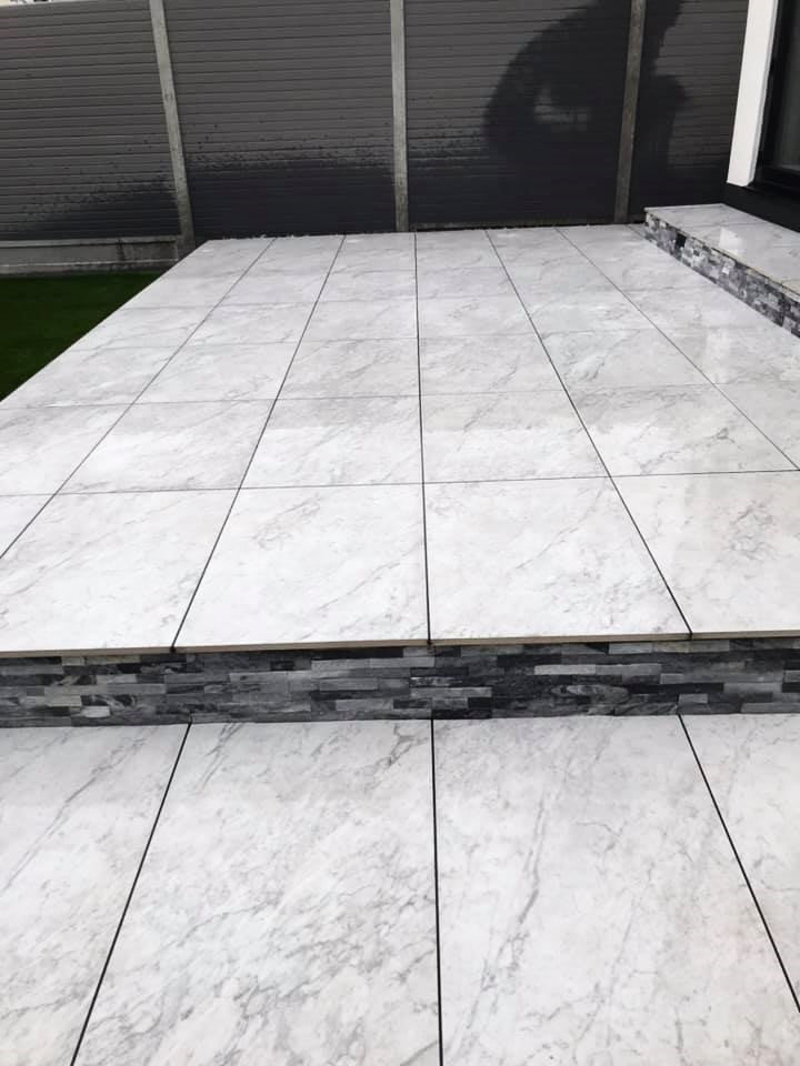 Load image into Gallery viewer, Heritage Marble - Grey Porcelain Paving Tiles - 900 x 600 x 20mm