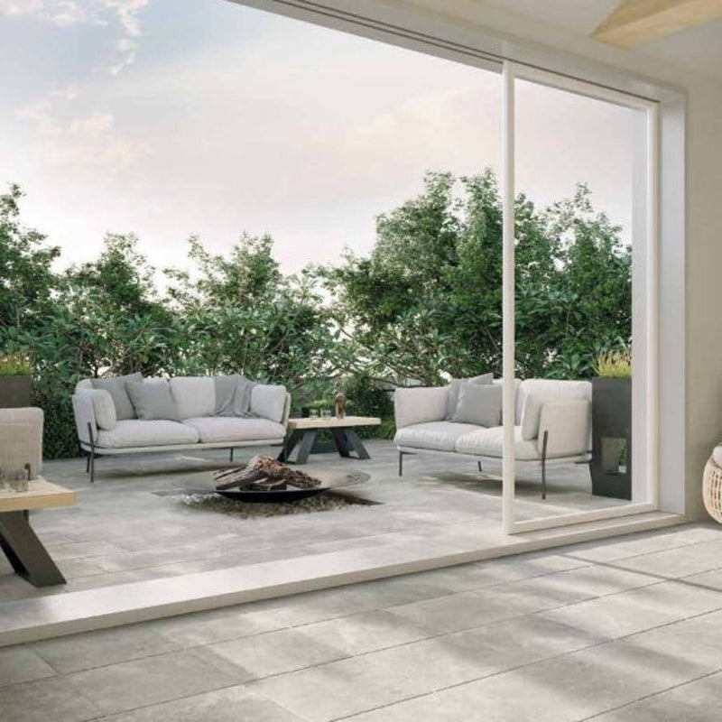 Load image into Gallery viewer, Ionic Grigio - Grey Porcelain Paving Tiles - 900 x 600 x 20mm