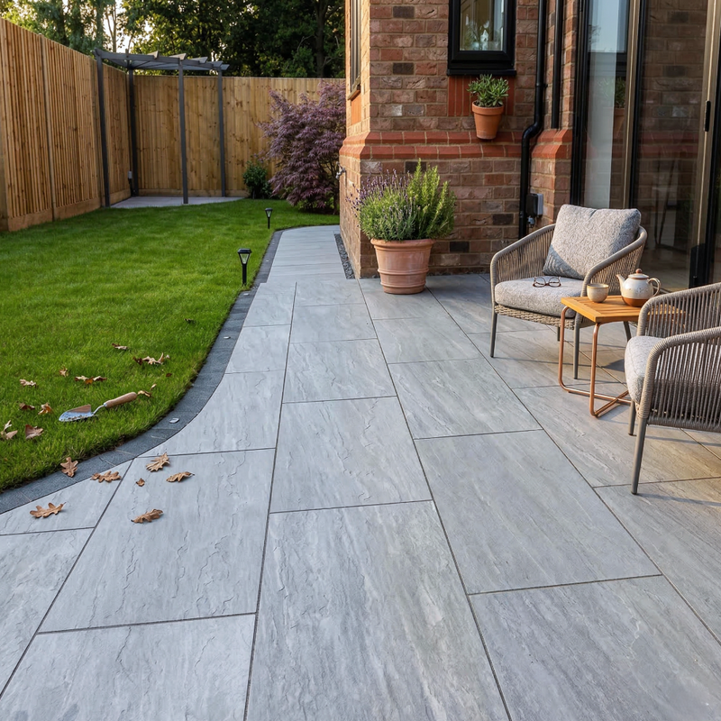 Load image into Gallery viewer, Kandala - Grey Porcelain Paving Tiles - 1200 x 600 x 20mm