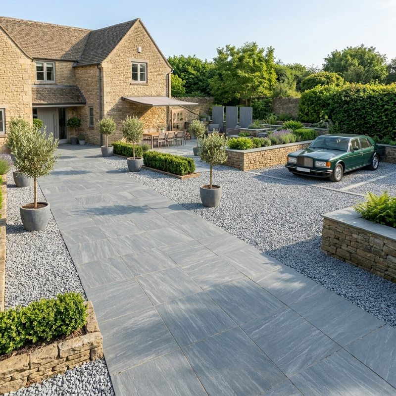 Load image into Gallery viewer, Kandala - Grey Porcelain Paving Tiles - 600 x 600 x 20mm