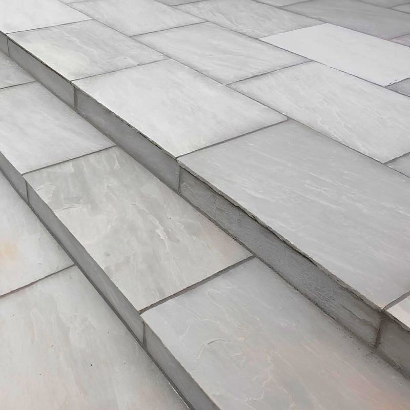 Load image into Gallery viewer, Kandala Grey Indian Sandstone Paving - 900 x 600 x 22mm - Hand Cut & Riven
