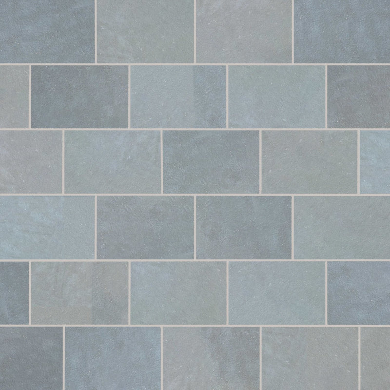 Load image into Gallery viewer, Kota Blue Limestone Paving - Patio Pack - Mixed Sizes - Hand Cut & Riven