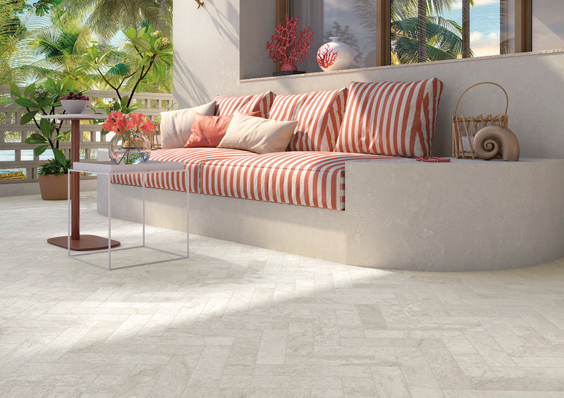 Load image into Gallery viewer, Langford - White Porcelain Setts - 280 x 70 x 20mm