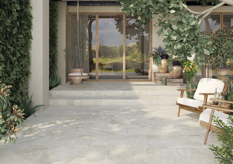 Load image into Gallery viewer, Langford - White Porcelain Paving Tiles - 900 x 600 x 10mm