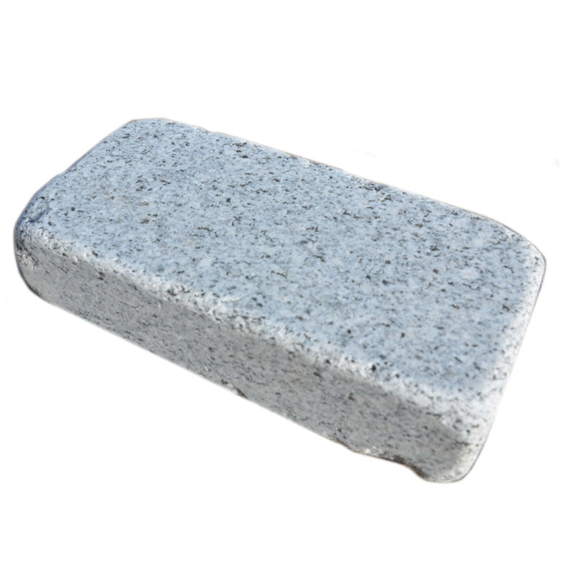 Load image into Gallery viewer, Light Grey Granite Block Paving - 200 x 100 x 50mm - Sawn, Tumbled & Honed