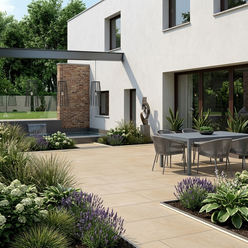 Load image into Gallery viewer, Luna Sand - Beige Porcelain Paving Tiles - 1200 x 600 x 20mm