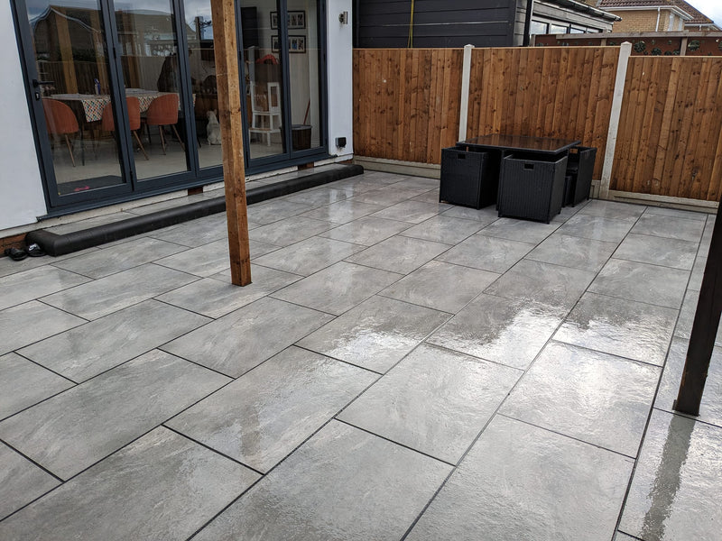 Load image into Gallery viewer, Mercury - Grey Porcelain Paving Tiles - 900 x 600 x 20mm