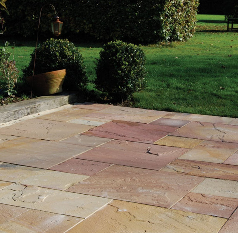 Load image into Gallery viewer, Modak Indian Sandstone Paving - 900 x 600 x 22mm - Hand Cut & Riven