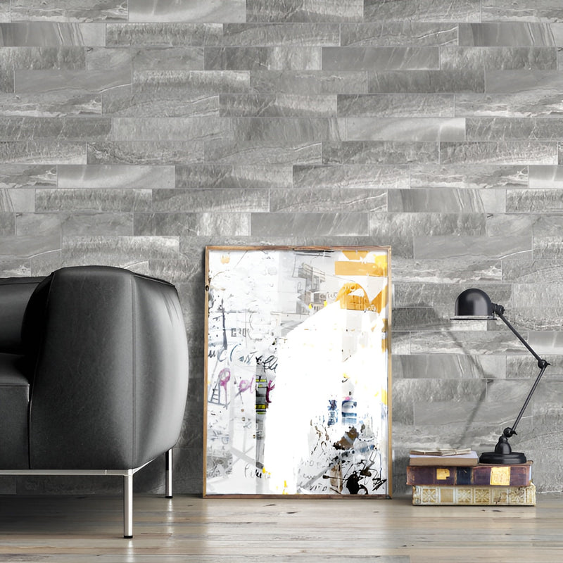 Load image into Gallery viewer, Nest Dusk- Grey Porcelain Wall Cladding Tiles - 385 x 75 x 9mm