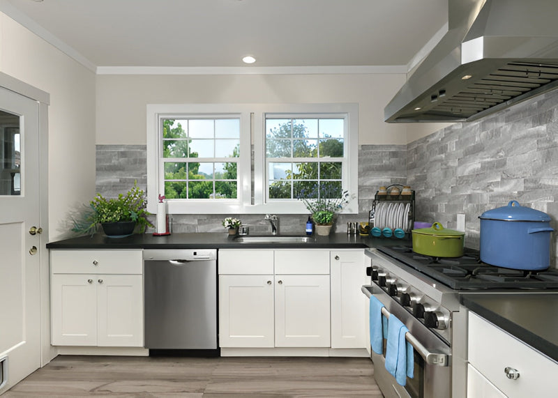 Load image into Gallery viewer, Nest Dusk- Grey Porcelain Wall Cladding Tiles - 385 x 75 x 9mm