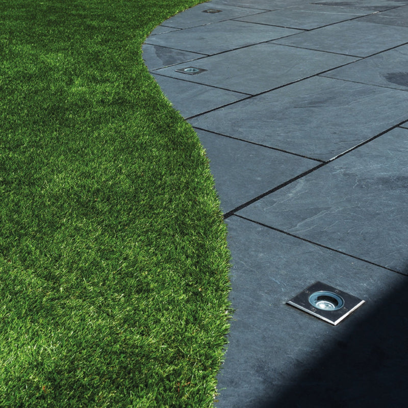 Load image into Gallery viewer, Brazilian - Black Slate Paving - 600 x 600 x 20mm - Sawn & Riven