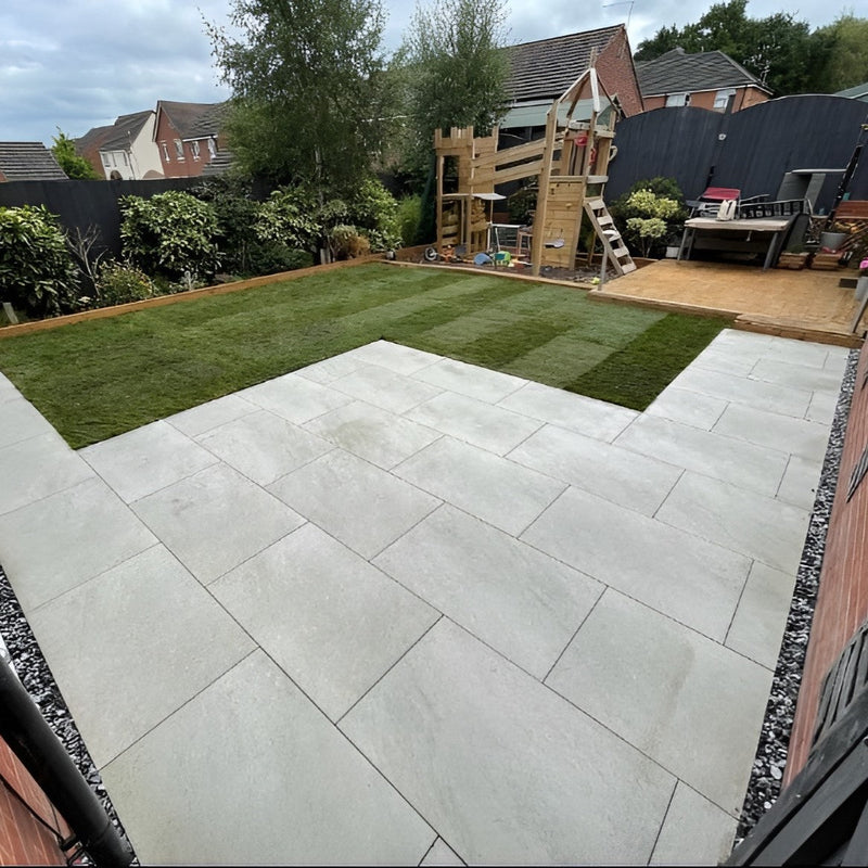 Load image into Gallery viewer, Castle - Grey Porcelain Paving Tiles - 900 x 600 x 20mm