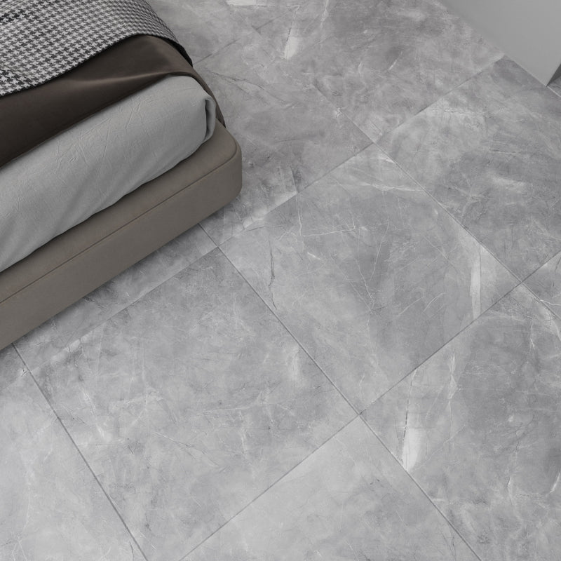 Load image into Gallery viewer, Pulpis - Grey Porcelain Paving Tiles - Matt Finish - 600 x 600 x 7mm