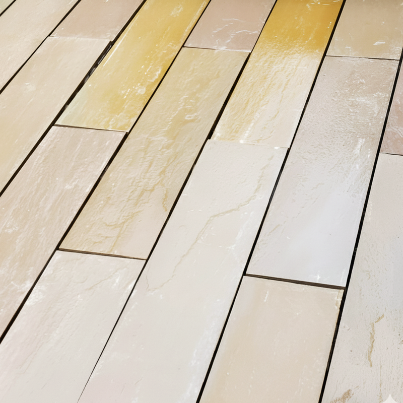 Load image into Gallery viewer, Raj Green Indian Sandstone Planks - 900 x 150 x 25mm - Sawn & Honed