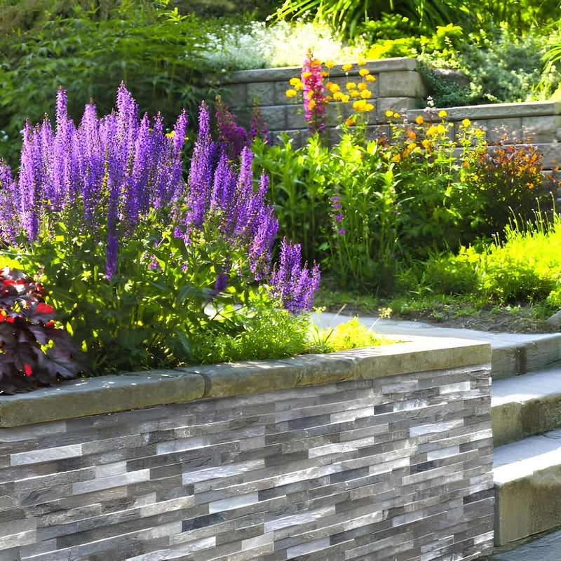 Load image into Gallery viewer, Reflection Giungla - Grey Porcelain Wall Cladding Tiles - 400 x 160 x 9mm