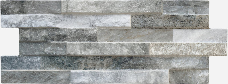 Load image into Gallery viewer, Reflection Giungla - Grey Porcelain Wall Cladding Tiles - 400 x 160 x 9mm